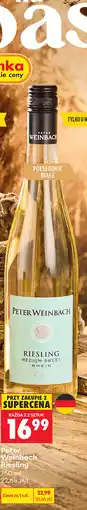 Biedronka Peter Weinbach Riesling oferta