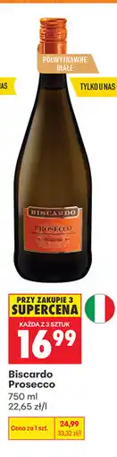 Biedronka Biscardo Prosecco oferta