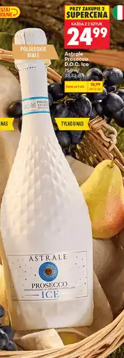 Biedronka Astrale Prosecco D.O.C. Ice półsłodkie białe oferta