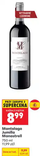 Biedronka Wino Montelago Jumilla Monastrell oferta