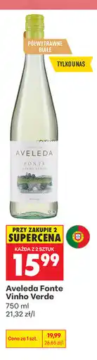 Biedronka Wino Aveleda Fonte Vinho Verde oferta