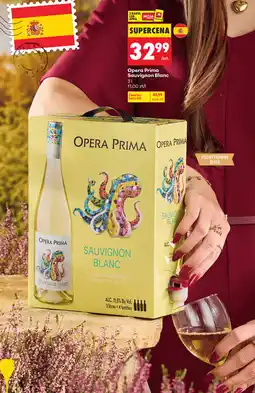 Biedronka Półwytrawne białe wino Opera Prima Sauvignon Blanc oferta