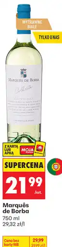 Biedronka Wino Marquês de Borba oferta