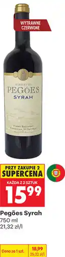 Biedronka Wino Pegões Syrah oferta
