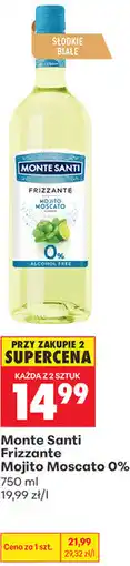 Biedronka Monte Santi Frizzante Mojito Moscato 0% oferta