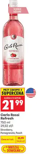 Biedronka Carlo Rossi Refresh oferta