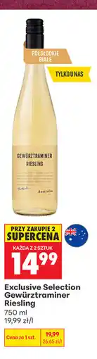 Biedronka Exclusive Selection Gewürztraminer Riesling oferta
