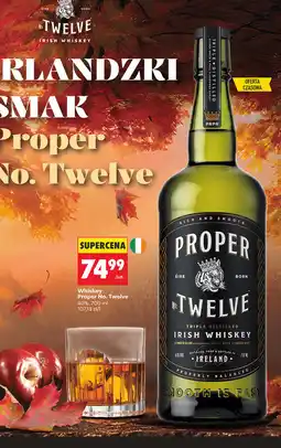 Biedronka Proper No. Twelve Irish Whiskey oferta