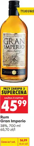 Biedronka Rum Gran Imperio oferta