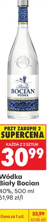 Biedronka Wódka Biały Bocian 40% oferta