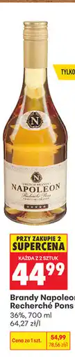 Biedronka Brandy Napoleon Recherché Pons oferta