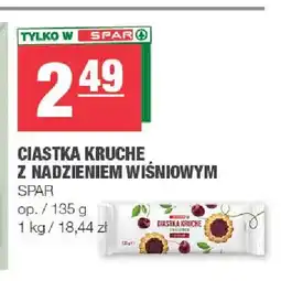 Spar Ciastka kruche z nadzieniem wiśniowym Spar oferta