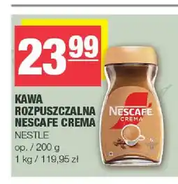 Spar Kawa rozpuszczalna Nescafe Crema oferta