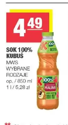Spar Sok Kubuś 100% oferta