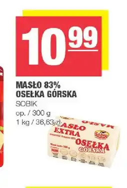 Spar Masło osełka górska Sobik 83% oferta