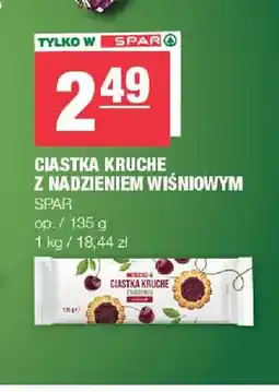 Spar Ciastka kruche z nadzieniem wiśniowym SPAR oferta