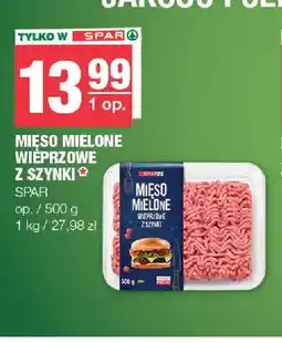 Spar Mięso mielone wieprzowe z szynki SPAR oferta