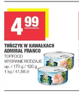 Spar Tuńczyk w kawałkach Admirał Franco oferta