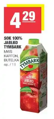 Spar Sok 100% jabłko Tymbark karton oferta