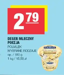 Spar Deser mleczny Poezja Polmlek oferta