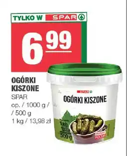 Spar Ogórki kiszone SPAR oferta
