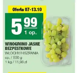 Spar Winogrona jasne bezpestkowe oferta