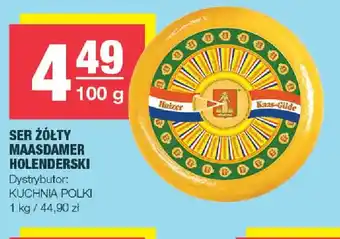 Ser żółty Maasdamer holenderski