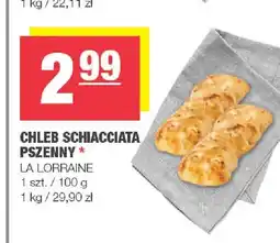 Spar Chleb schiacciata pszenny La Lorraine oferta