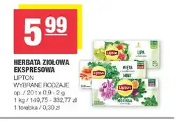 Spar Herbata ziołowa ekspresowa Lipton oferta