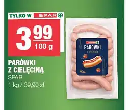 Spar Parówki z cielęciną Spar oferta