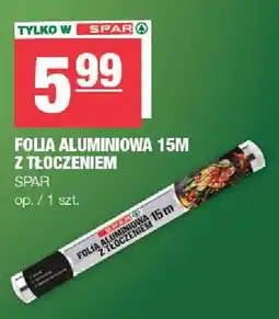 Spar Folia aluminiowa 15 m z tłoczeniem SPAR oferta