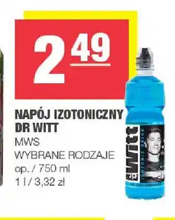 Spar Napój izotoniczny Dr Witt oferta