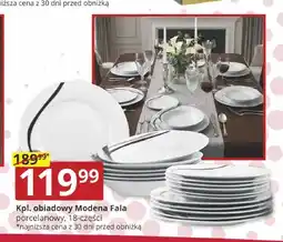 Prymus-AGD Komplet obiadowy Modena Fala porcelanowy 18-częściowy oferta