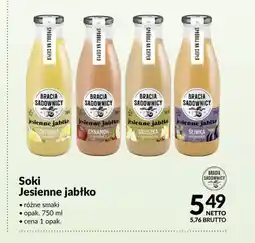 Makro Sok Jesienne jabłko cytryna i imbir Bracia Sadownicy oferta