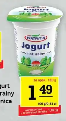 Gram Market Jogurt naturalny Piątnica oferta
