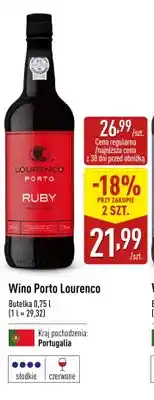 ALDI Wino czerwone Porto Lourenço Ruby oferta