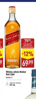 ALDI Whisky Johnie Walker Red Label oferta