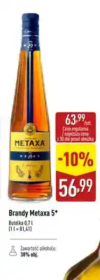 ALDI Brandy Metaxa 5 oferta