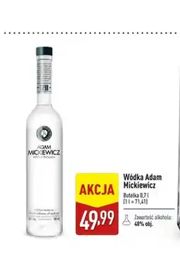 ALDI Wódka Adam Mickiewicz oferta