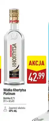 ALDI Wódka Khortytsa Platinum oferta