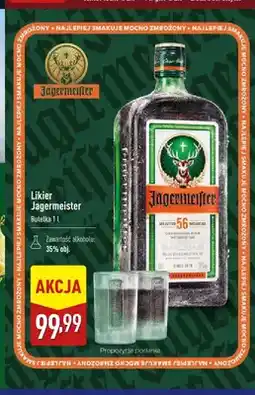ALDI Likier Jägermeister oferta