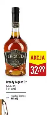 ALDI Brandy Legend 1863 3 oferta