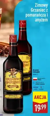 ALDI Wino czerwone Grzaniec Galicyjski piernikowy oferta