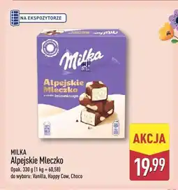 ALDI Alpejskie Mleczko Choco Milka oferta
