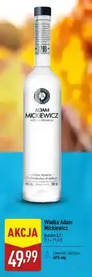 ALDI Wódka Adam Mickiewicz oferta