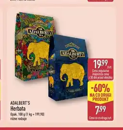 ALDI Herbata Black Tropical Adalbert's oferta
