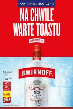 ALDI Wódka Smirnoff oferta