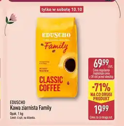 ALDI Kawa ziarnista Family Eduscho oferta