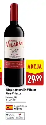 ALDI Wino czerwone Marques De Villaran Rioja Crianza oferta
