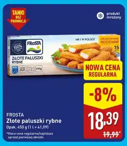 ALDI Złote paluszki rybne Frosta oferta